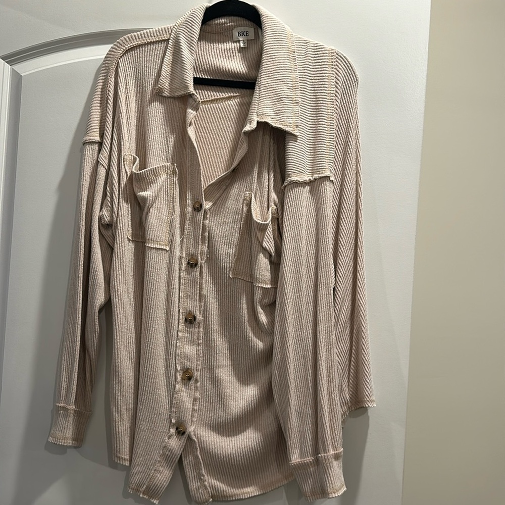 Women’s oversized button down